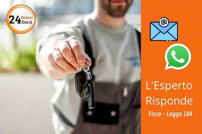 Agevolazioni fiscali auto legge 104