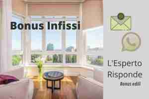 Bonus infissi
