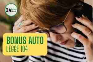 Bonus auto legge 104