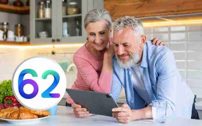 In pensione a 62 anni