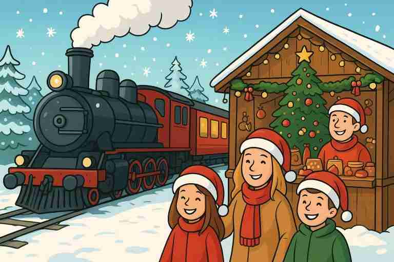 Abruzzo sui binari della magia: il treno dei Mercatini di Natale