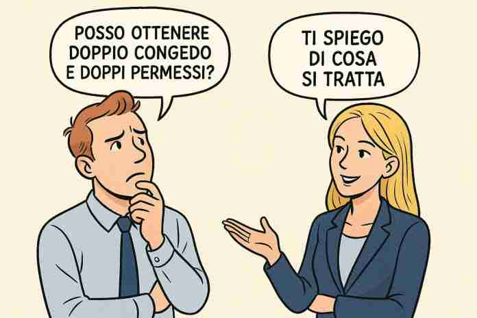 Uomo dubbioso e donna che risponde